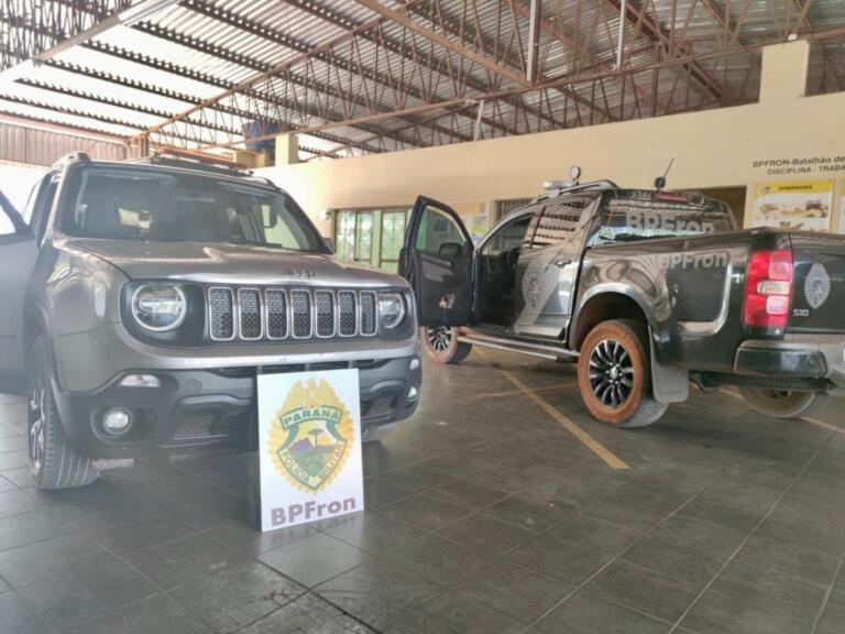 Carro alugado e não devolvido é apreendido pelo BPFron em Guaíra