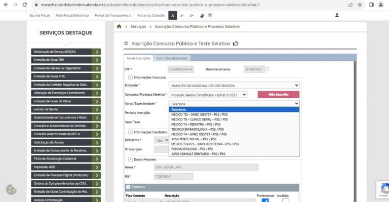Encerram-se nesta segunda-feira as inscrições ao PSS para vagas na Saúde