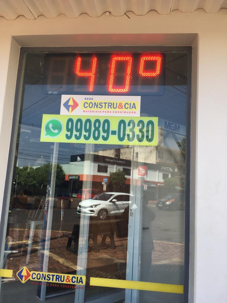 Primavera começa com 40ºC em Marechal Rondon