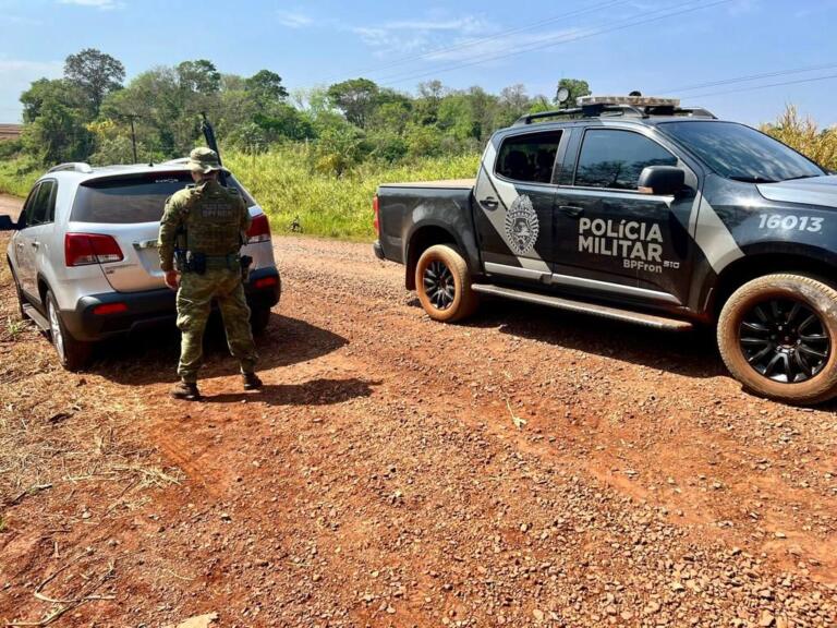 BPFron recupera veículo roubado em Guaíra