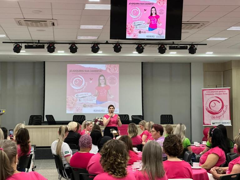 Campanha Outubro Rosa é lançada em Marechal Rondon com depoimento emocionante; assista