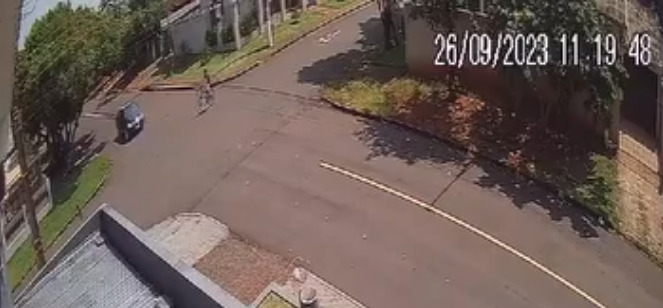 Acidente de trânsito é registrado no centro de Marechal Rondon