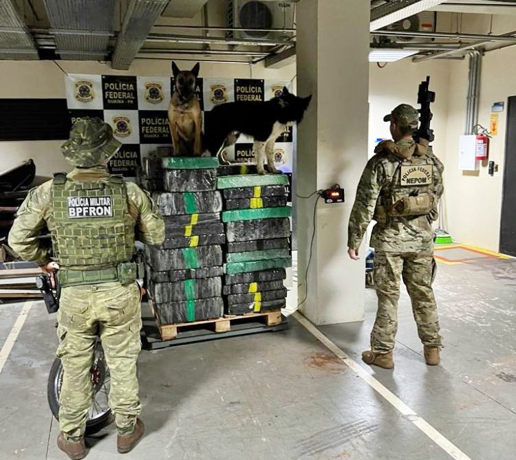 Mais de uma tonelada de maconha é apreendida entre Pato Bragado e Entre Rios