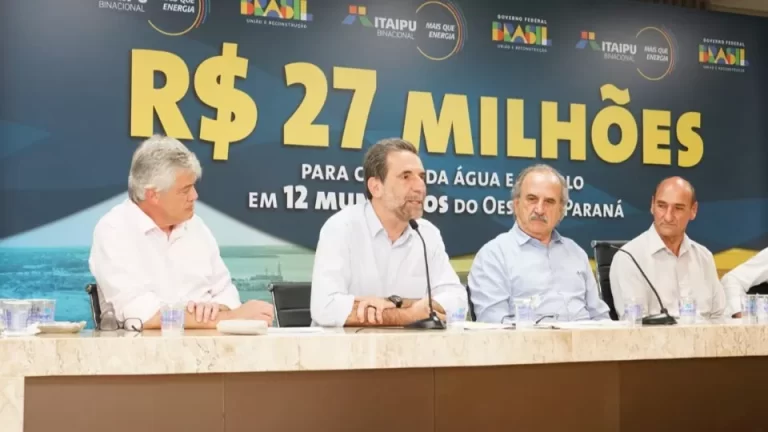 Itaipu assina convênio de R$ 29 milhões com 12 municípios do Oeste do Paraná