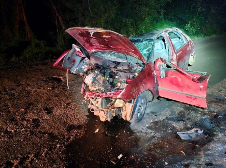 Moradores de Marechal Rondon se envolvem em grave acidente no interior de Mercedes
