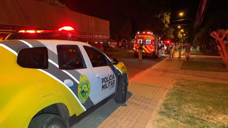 Homem baleado tenta atropelar o sobrinho com caminhão em Cascavel