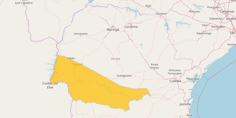 Defesa Civil alerta para risco de temporais na região