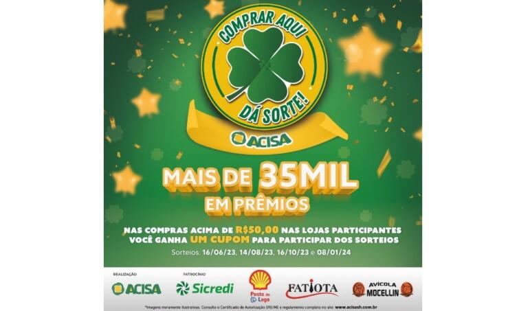 Campanha Comprar Aqui dá Sorte conta com a participação de 41 empresas de Santa Helena