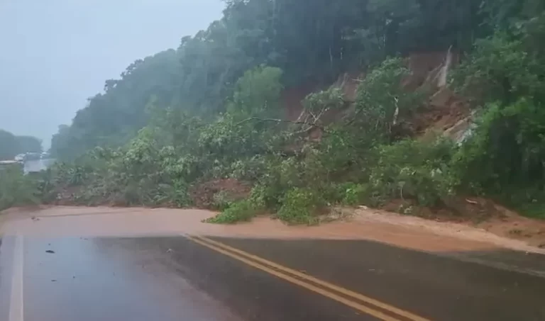 Temporal no Paraná causa alagamentos e destrói estradas