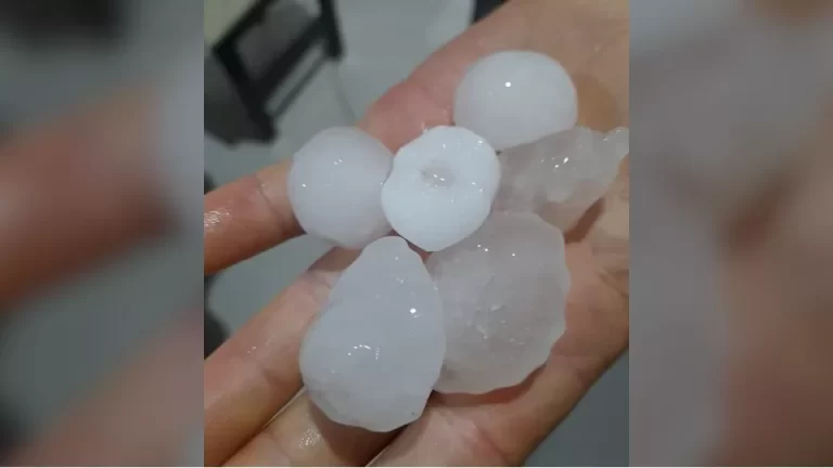 Municípios do Sudeste são atingidos por chuva intensa e granizo