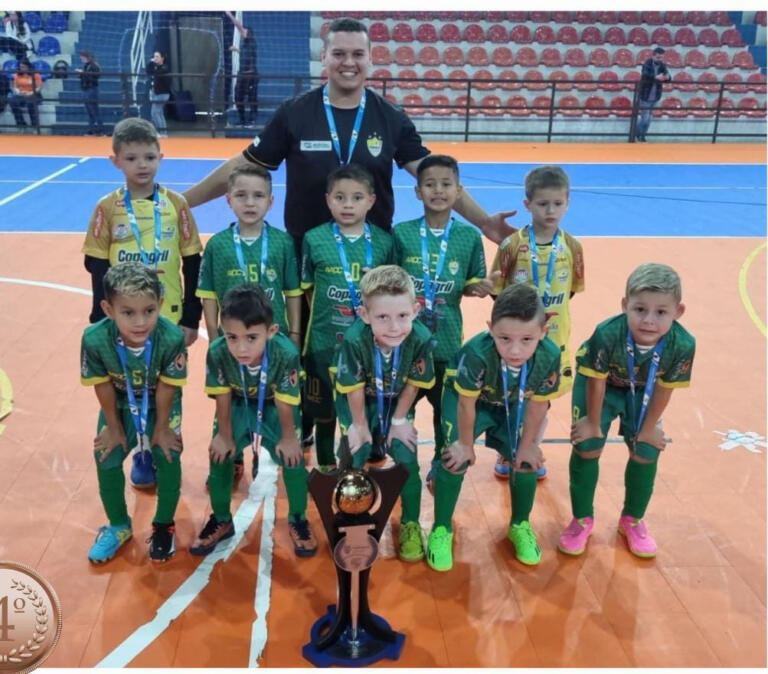 AACC/Prefeitura de Marechal Rondon fica em 4º lugar no Paranaense sub-7