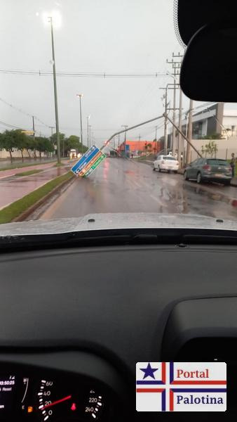 Temporal causa estragos em Palotina, Maripá e Terra Roxa