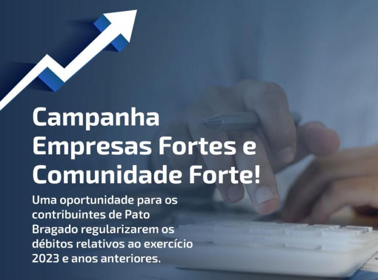Contribuintes de Pato Bragado com débitos têm até 8 de dezembro para regularizarem situação