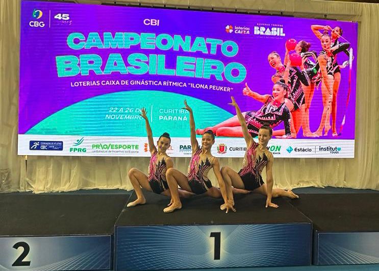 Atletas da Associação Rondonense competem no Campeonato Brasileiro de Ginástica Rítmica