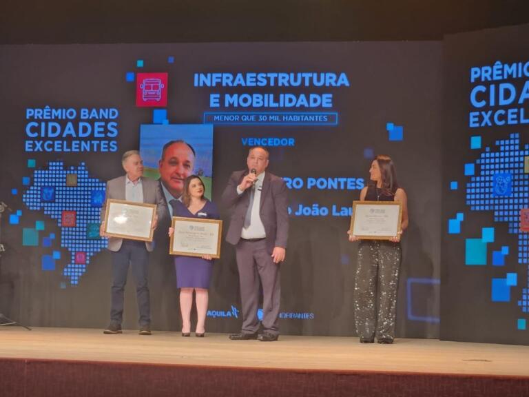 Quatro Pontes é vencedor da etapa estadual do Prêmio Band Cidades Excelentes 2023