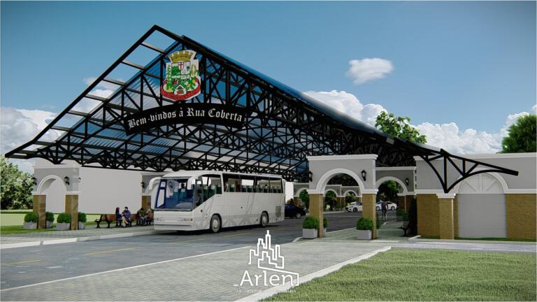 Assinada a ordem de serviço para a execução da Rua Coberta em Mercedes