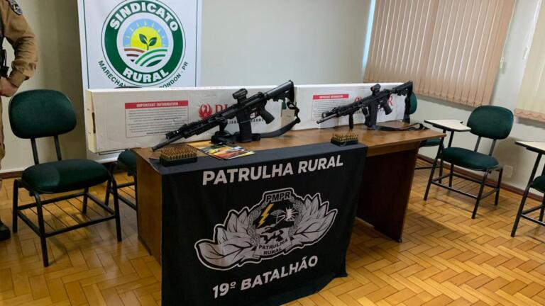 Fuzis vão fortalecer poder de resposta a crimes violentos em Marechal Rondon, afirma comandante da 2ª Cia da PM