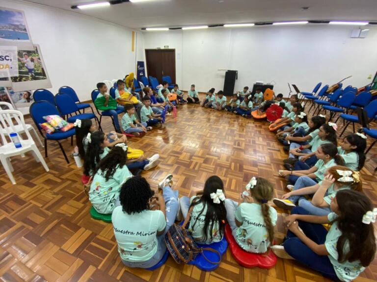 Orquestra Mirim Vila Guarani se apresenta no Sesc Marechal