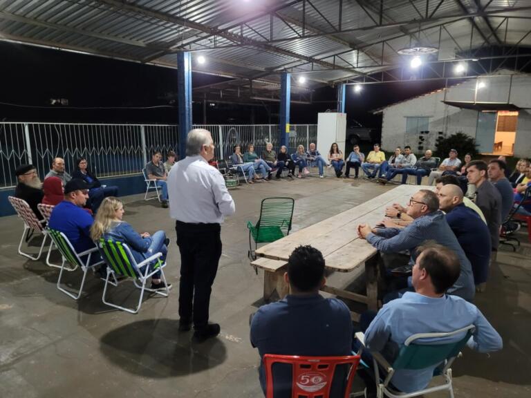 Deputado Sperafico visita Nova Santa Rosa e faz alinhamentos para as eleições de 2024