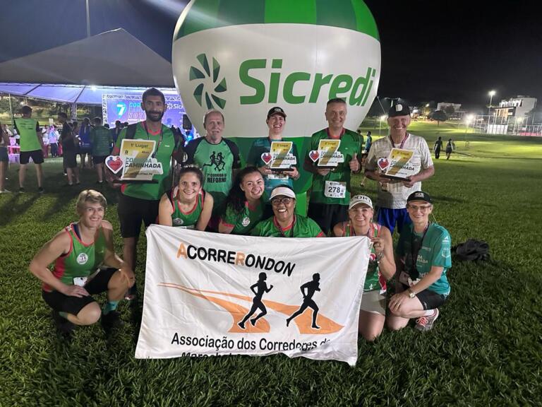 Com dobradinha nos 4 Km masculino, Acorre Rondon fatura pódios na 7ª Corrida e Caminhada Noturna da Adosp