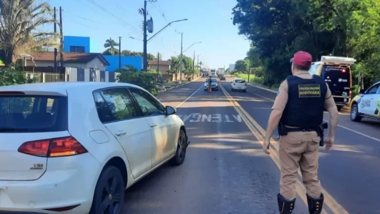 Jovem fica ferido em acidente na PR-317 em Santa Helena