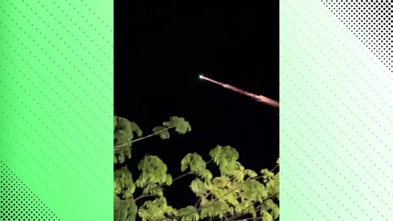 “Rastro de fogo” no céu chama atenção de moradores no Nordeste do Brasil