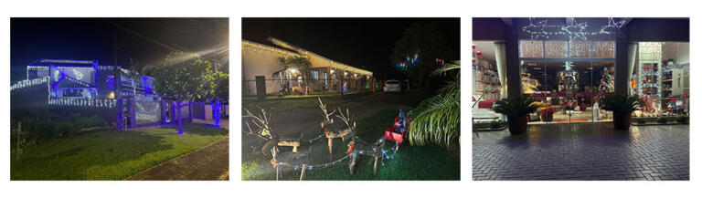 Conheça os vencedores do concurso de decoração natalina de Nova Santa Rosa