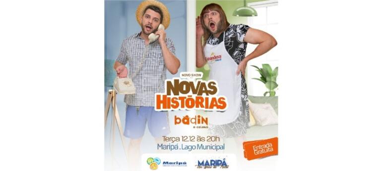 Show com Badin o Colono acontece nesta terça-feira no Lago de Maripá