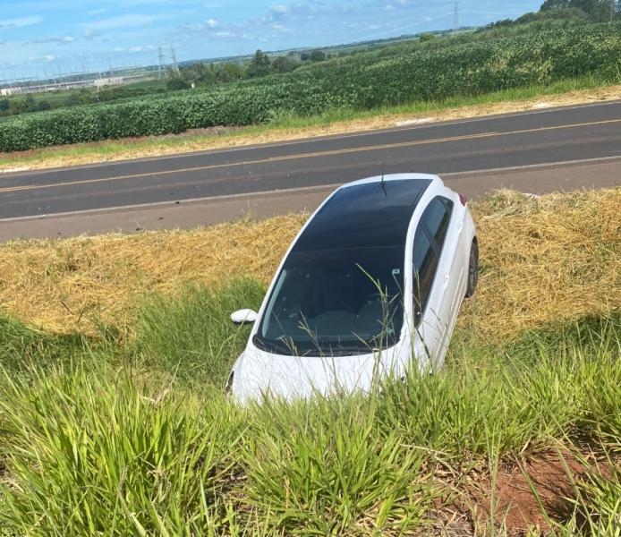 Acidente na BR-163 deixa motociclista gravemente ferido