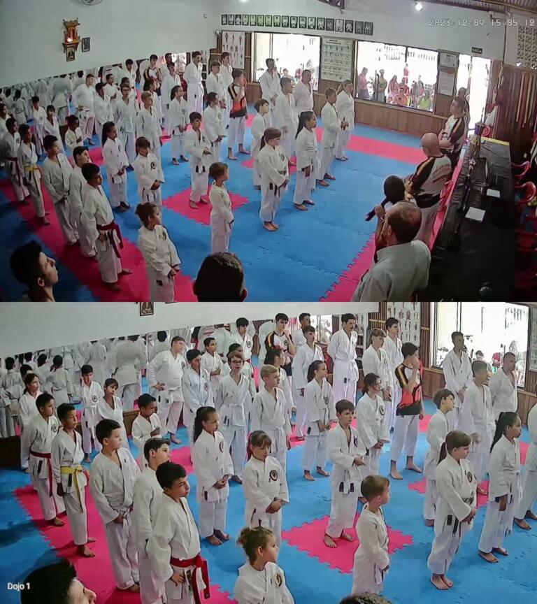 Premiados os destaques do interno de karatê da Associação Liberdade