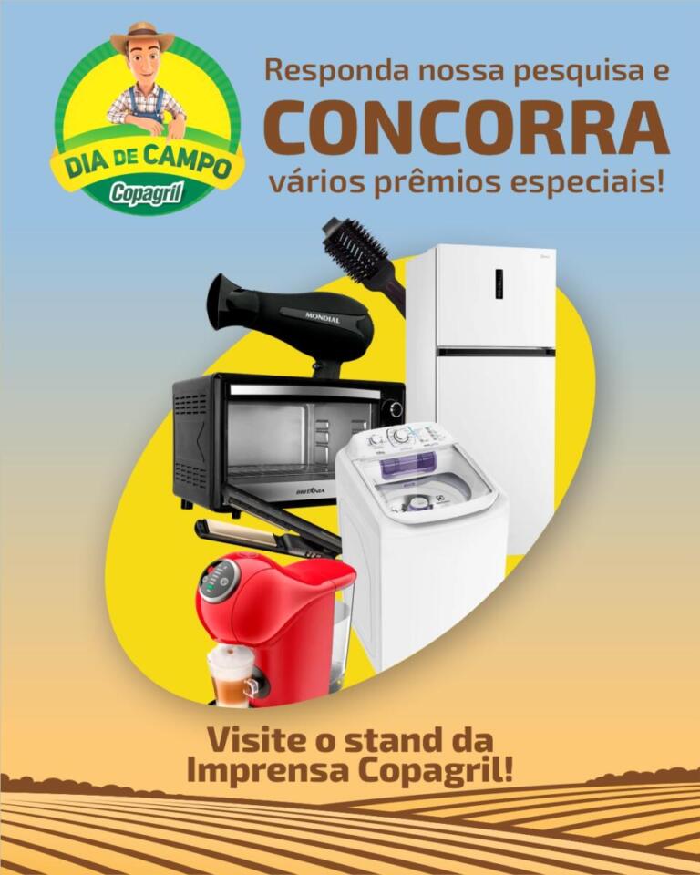 Visitantes do Dia de Campo Copagril concorrem a dez prêmios