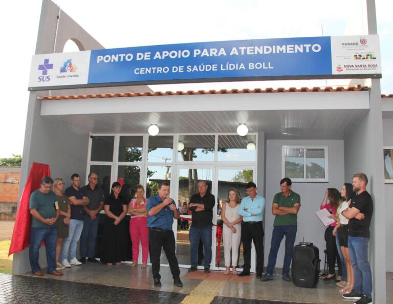 Ponto de Apoio à Saúde é inaugurado em Nova Santa Rosa