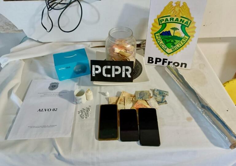 BPFron e PCPR cumprem mandado e desarticulam ponto de tráfico em Palotina