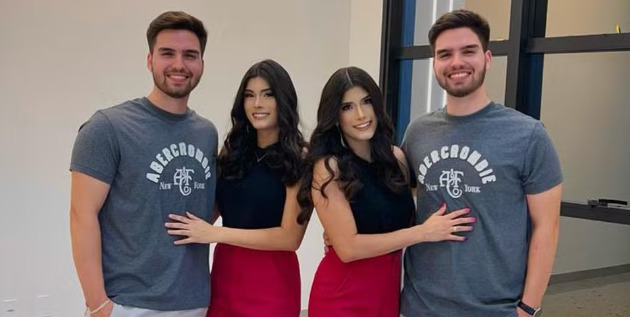 Casais de gêmeos idênticos de Toledo compartilham intenção de terem filhos