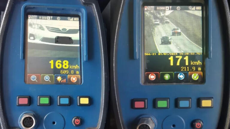 PRF flagra dois veículos a mais de 168 km/h no Oeste do Paraná