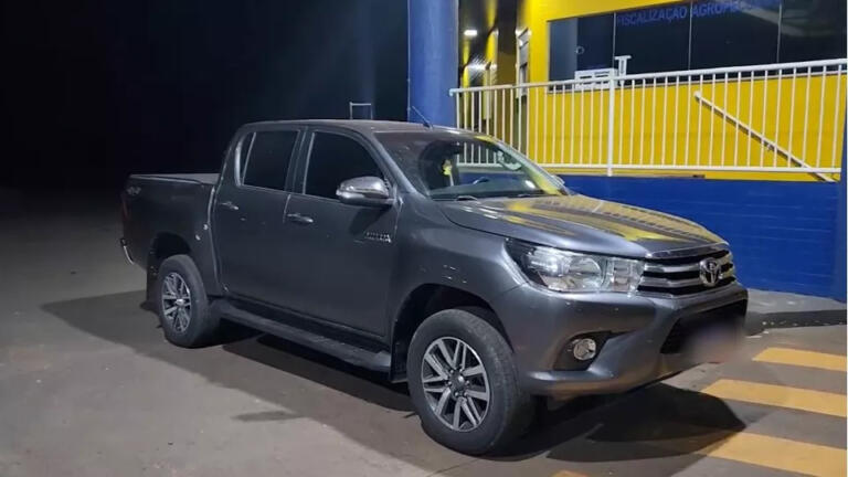 Caminhonete roubada em Guaíra é recuperada pela Polícia Rodoviária Federal