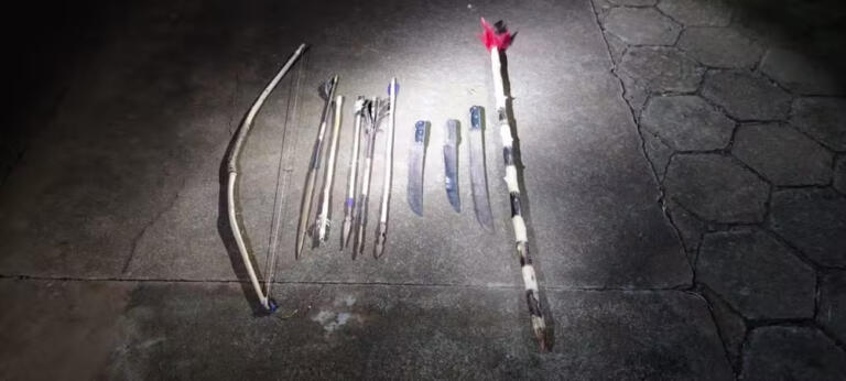 Força Nacional faz segurança em área onde conflito entre indígenas e agricultores deixou quatro feridos em Guaíra