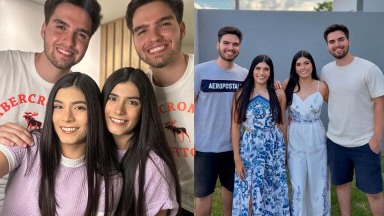 Casais de gêmeos da região viralizam com pedido de casamento no mesmo dia