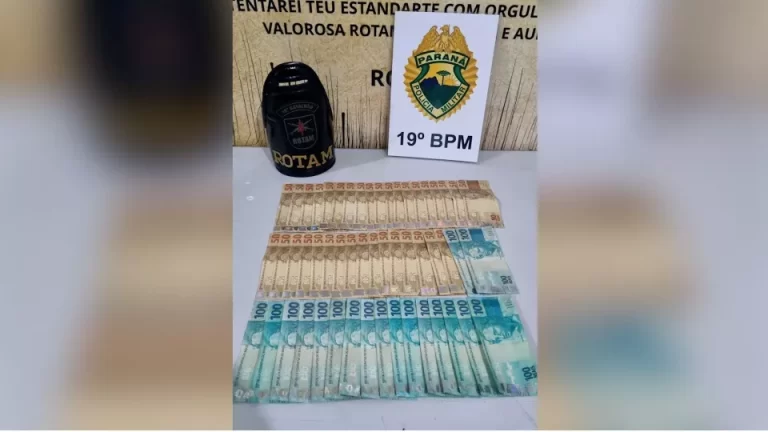 Dupla é presa com R$ 3.450 em notas falsas em Toledo