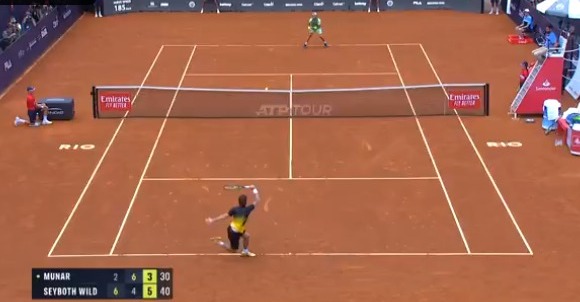 Thiago Wild bate Munar e vai às quartas de final do Rio Open