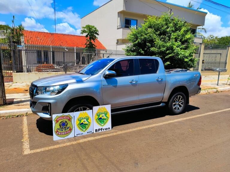 Adolescente é apreendido em Guaíra com Hilux roubada em Toledo
