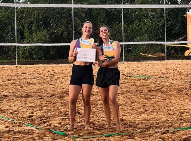 Dupla rondonense conquista o Festival de Verão Guaíra 40º no Vôlei de Praia