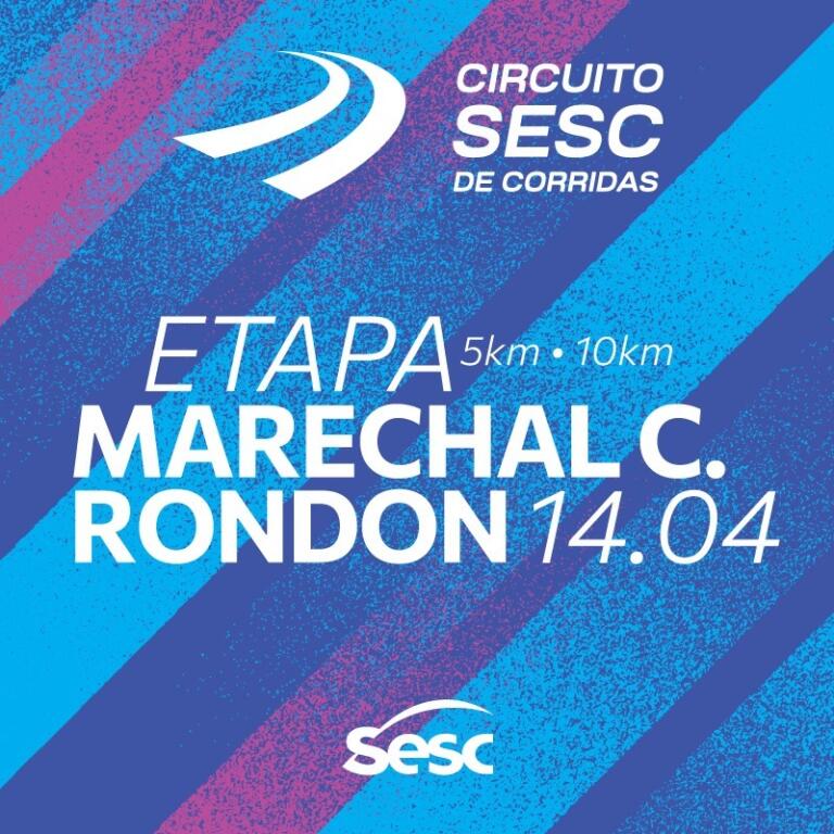 Etapa rondonense do Circuito Sesc de Corridas e Caminhada acontece dia 14 de abril