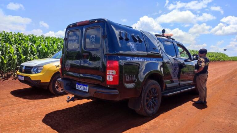 Criminosos roubam todas armas de vigilantes em assalto sentido Cascavel