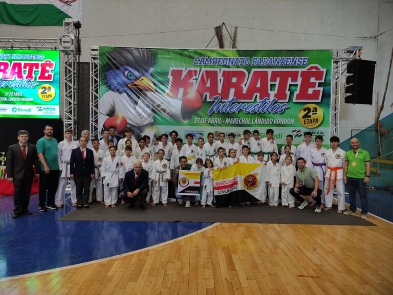Marechal Rondon se destaca na 2ª etapa do Paranaense de Karatê Interestilos