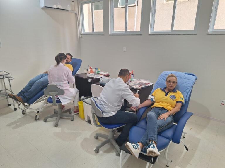 Realizada a primeira rodada de doações de sangue na unidade de coleta de Marechal Rondon