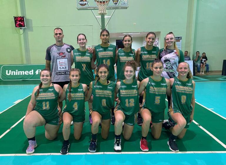 Prefeitura de Marechal Rondon/ACB/AACC fica em 3º lugar na etapa de abertura do Paranaense sub-17