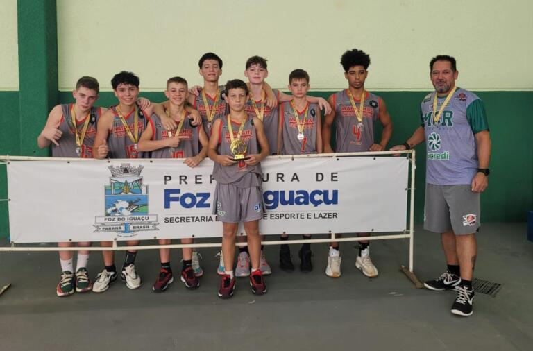 Prefeitura de Marechal Rondon/ACB/AACC faz dobradinha na Copa Foz sub-14