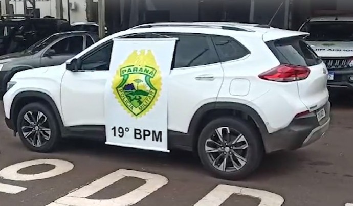 Homem é preso com droga e carro adulterado com alerta de furto em Toledo