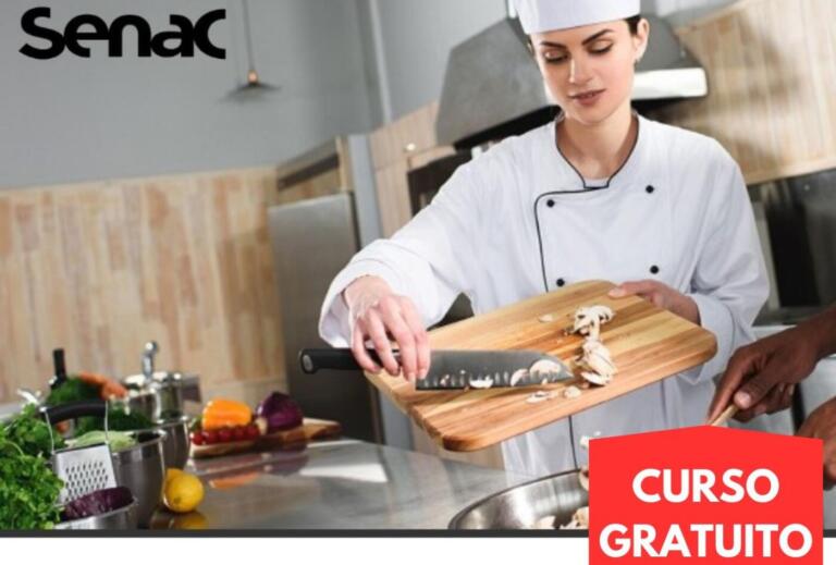 Senac Marechal oferece curso gratuito de Auxiliar de Cozinha